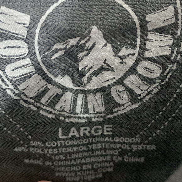 Kuhl Mountain Grown Gray Long Sleeve Gray Button Up Shirt size L - Picture 3 of 13